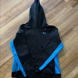 Under Armour Mens Hoodie in Black and Blue